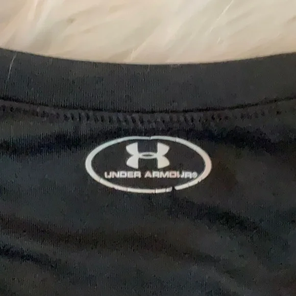 Under Armour Black Short Sleeve Tee with Patriotic Design - Picture 5 of 5